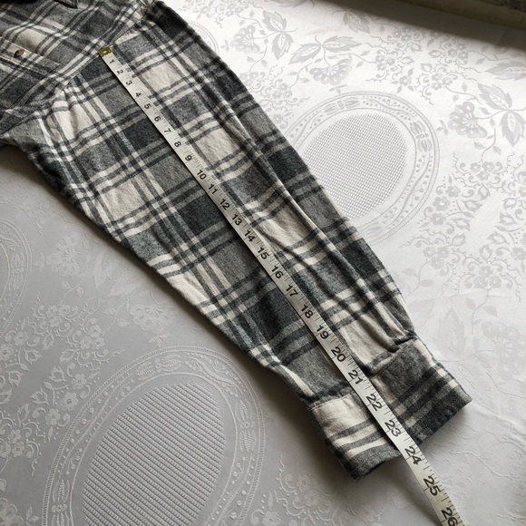Red Head Brand Co. Grey/White Plaid Checkered Button-Up Shirt Men’s Size XL - Picture 12 of 16
